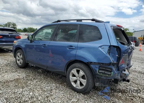 2016 Subaru Forester 2.5I Premium из США, поврежденный, VIN JF2SJADC7GH499537